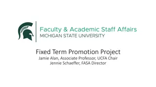 Enhancing Faculty Promotion Processes in Academic Governance