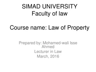 Possession in Property Law