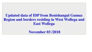 Updates on IDP Data in Benishangul-Gumuz Region - November 2018