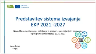 Guidance for Implementing EKP 2021-2027