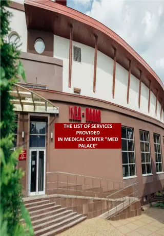 Medical and Therapeutic Services at Med Palace Hydrotherapy Center