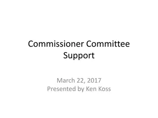 Key Responsibilities of Commissioner Committees for Effective Support