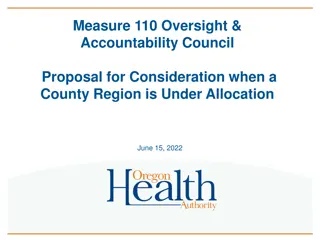 Oversight & Accountability Council Proposal for County Region Allocations