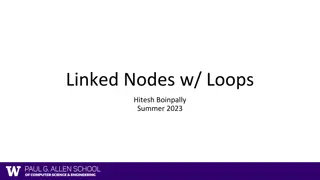 Summer 2023 Linked Nodes and List Operations