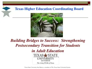 Strengthening Postsecondary Transition for Adult Education Students: Research Initiative by Texas Higher Education Coordinating Board