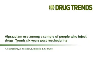 Impact of Alprazolam Rescheduling on People Who Inject Drugs