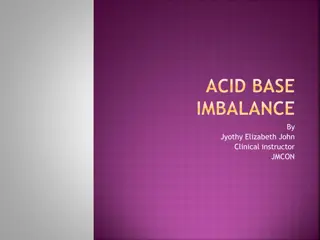 Acid-Base Imbalance in Clinical Practice