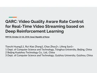 Video Quality Aware Rate Control for Real-Time Video Streaming