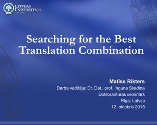 Enhancing Translation Quality through Hybrid Machine Translation Techniques