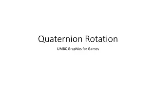 Quaternion Rotation and Complex Numbers in Games