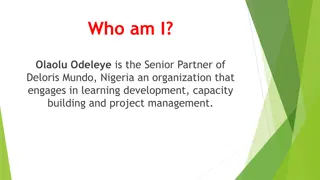 Senior Partner Olaolu Odeleye: Leading Transformation at Deloris Mundo