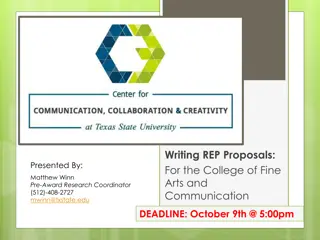 Successful Strategies for College Research Enhancement Program Proposals