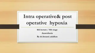 Managing Intraoperative and Postoperative Hypoxia in Anesthesia