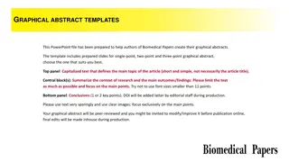 Create Effective Biomedical Graphical Abstracts with Templates