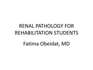 Renal Pathology and Syndromes for Rehabilitation Students