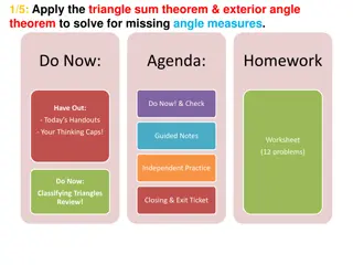 Triangle Angle Theorems