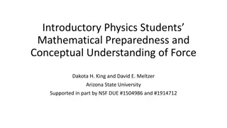 Students' Mathematical Preparedness in Introductory Physics