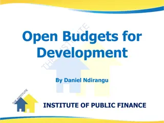 Open Budgets for Development