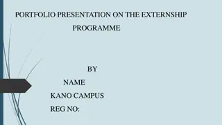 Externship Programme Experience in Legal Practice