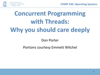 Operating Systems and Concurrent Programming
