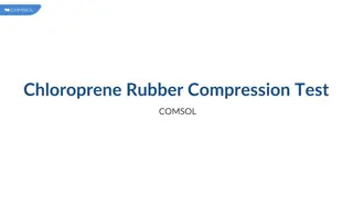 Chloroprene Rubber Compression Test with Bergstrom Boyce Model
