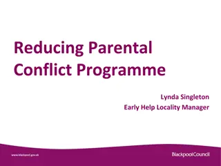 Reducing Parental Conflict Programme Overview
