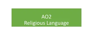 Religious Language Issues and Solutions in Philosophical Context