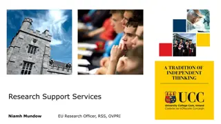 UCC Research Support Services and Contacts