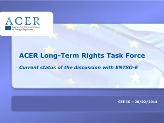 Harmonised Auction Rules and Long-Term Rights Task Force Update