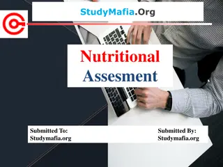 Nutritional Assessment Process for Better Health Outcomes