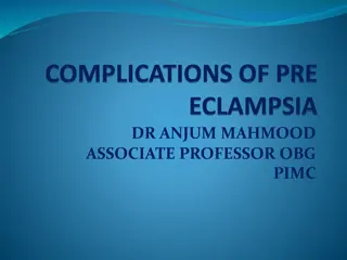 Eclampsia and Its Complications in Pregnancy