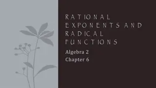 Rational Exponents and Radical Functions
