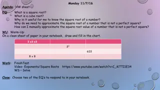 Square Roots and Cube Roots for Effective Math Learning