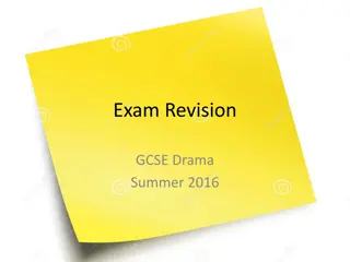 Exam Revision Tips for GCSE Drama