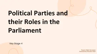Political Parties in Parliament - Roles and Functions Revealed