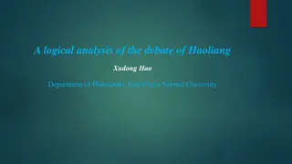 Analyzing the Debate of Haoliang in Zhuangzi's Autumn Floods