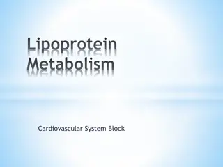 Lipoprotein Metabolism in Cardiovascular Health