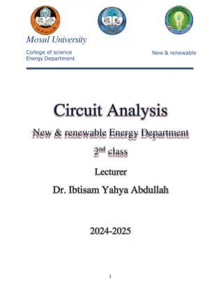 Electric Circuit Fundamentals and Analysis Techniques