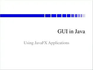 Creating GUI Applications in Java Using JavaFX