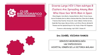 Spread of Large HIV-1 Non-subtype B Clusters Among Men Who Have Sex With Men in Spain