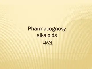 Alkaloids: Types, Biosynthesis, and Medicinal Importance