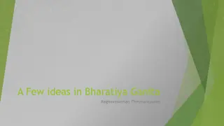Mathematical Concepts in Bharatiya Ganita and Narayana Sequence