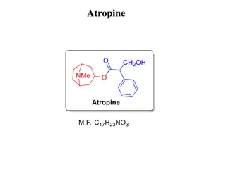 Structure Determination of Atropine, Tropic Acid, and Tropine
