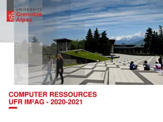 Computer Resources and IT Services at UFR IMAG 2020-2021