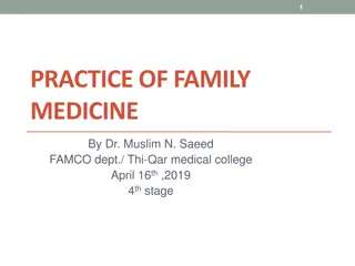 Community-Oriented Primary Care in Family Medicine