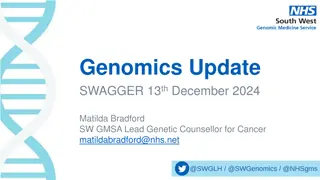 Genomic Update and Mainstreaming in Cancer Genetic Counselling
