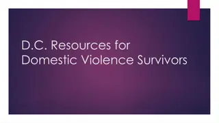 Resources for Domestic Violence Survivors in Washington, D.C.