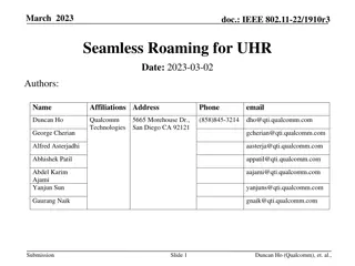 Enhancing Seamless Roaming for Ultra-High Reliability (UHR) in IEEE 802.11