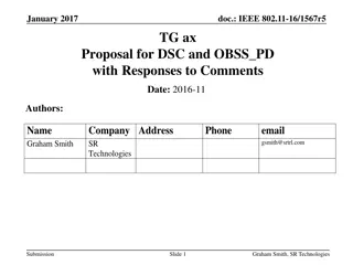 IEEE 802.11-16/1567r5 TG.ax Inter-BSS Traffic Handling Proposal