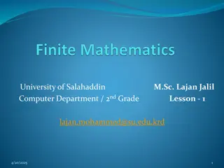 Matrices in Computer Science